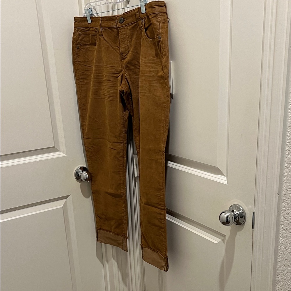Carve Designs Carson CordTan Ankle Pants NWT
